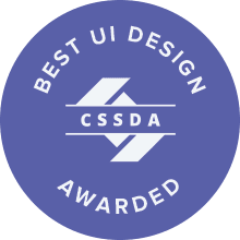 CSS Design Awards, Best UI Design